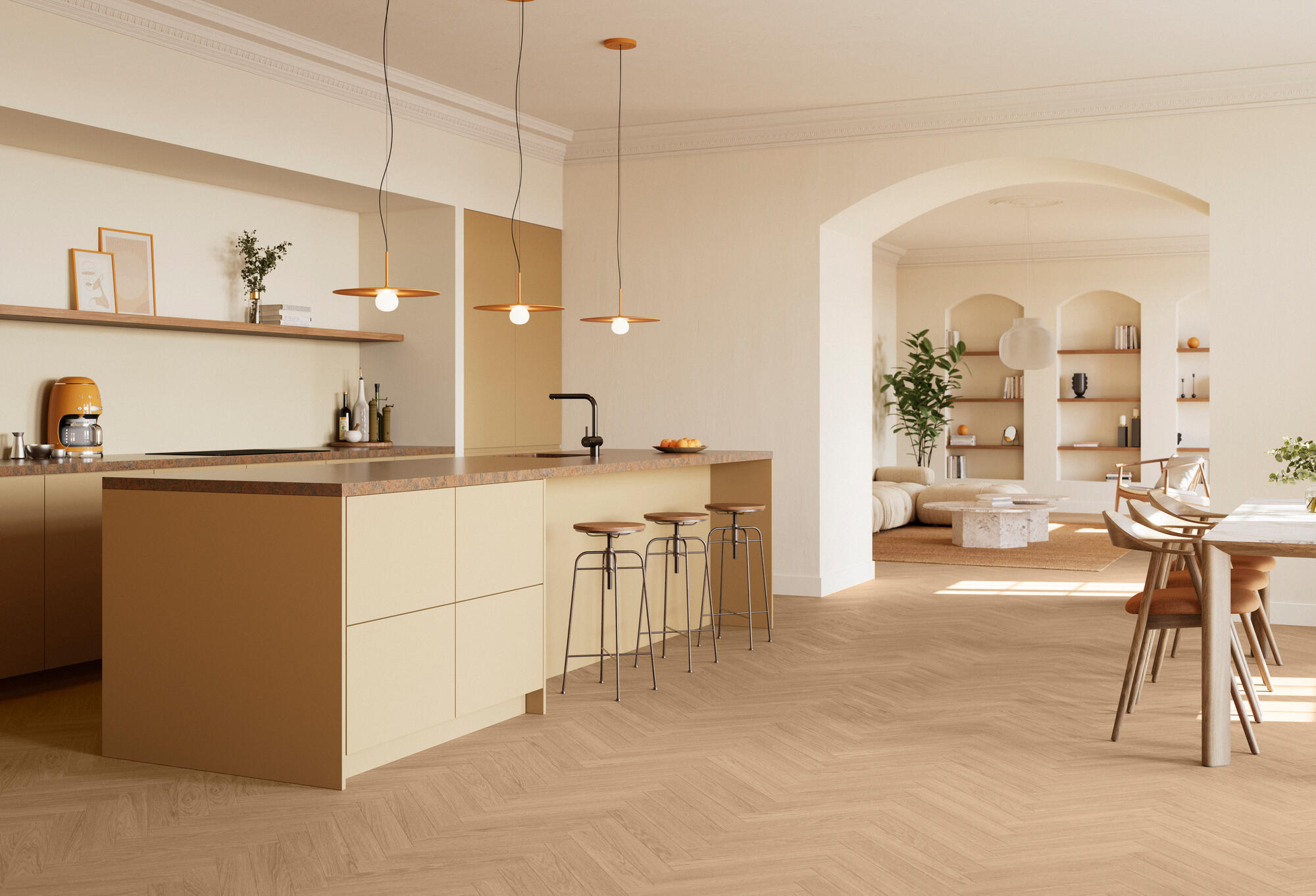 Sols stratifiés - Chateau+ - Charme Light Natural